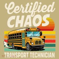 Certified Chaos Transport Technician School Bus Driver Mousepad thumb 1