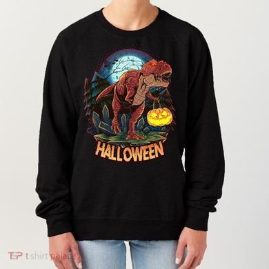 Cool Creepy Trex Dinosaur Halloween Women's Sweatshirt