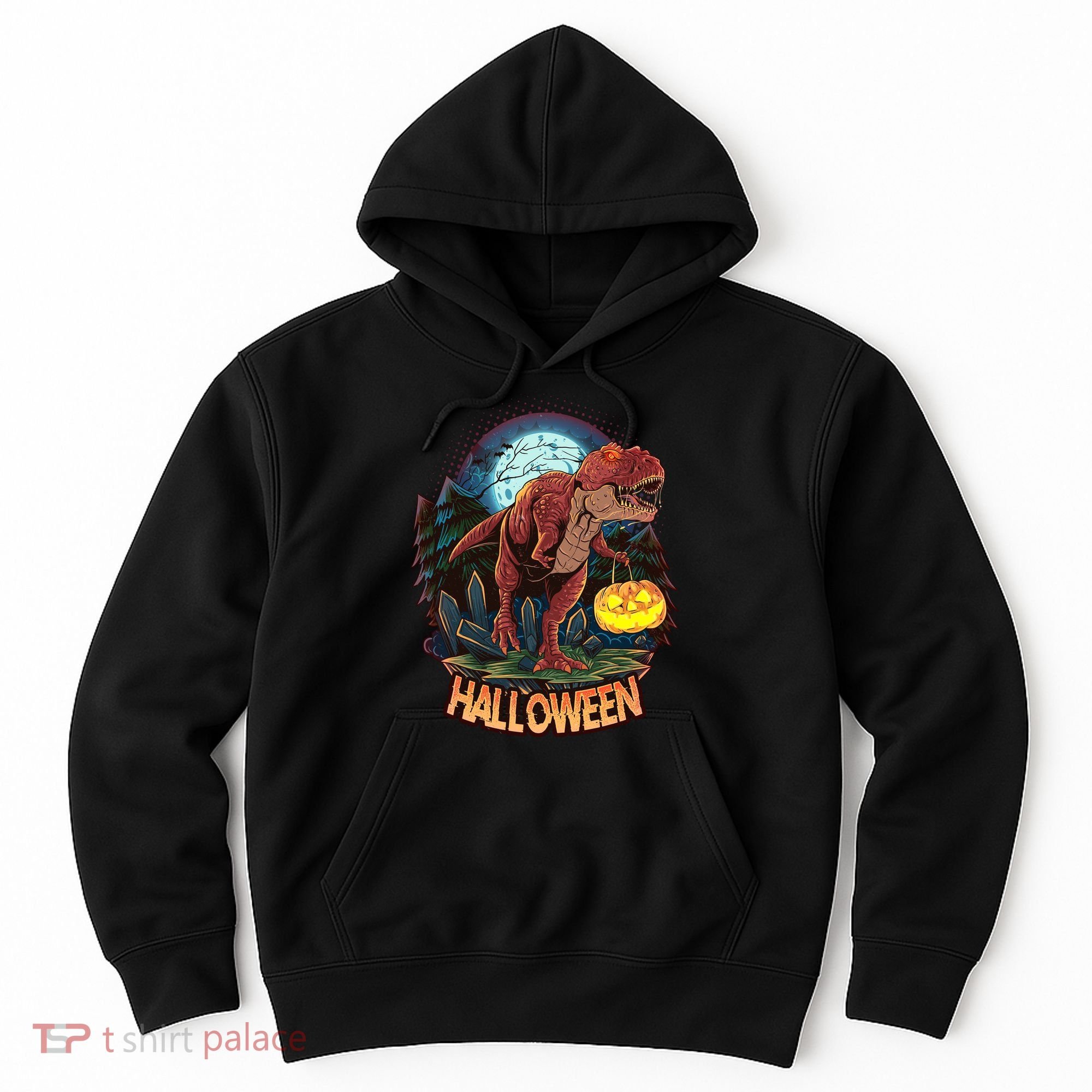 Cool Creepy Trex Dinosaur Halloween Hoodie