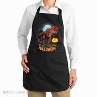 Cool Creepy Trex Dinosaur Halloween Apron thumb 2