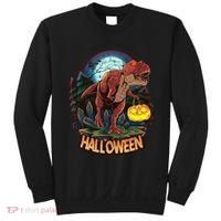 Cool Creepy Trex Dinosaur Halloween Sweatshirt thumb 0