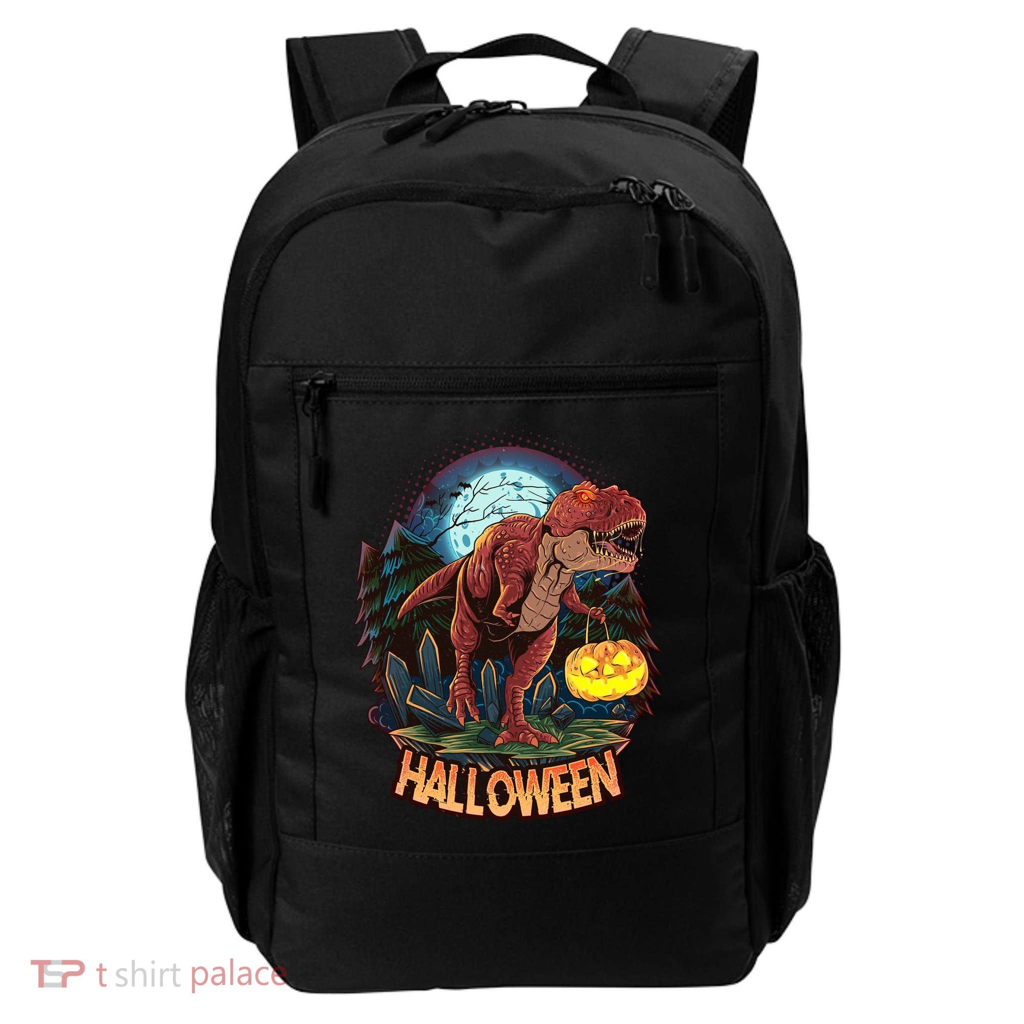 Cool Creepy Trex Dinosaur Halloween Backpack