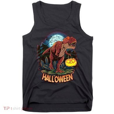 Cool Creepy Trex Dinosaur Halloween Tank Top