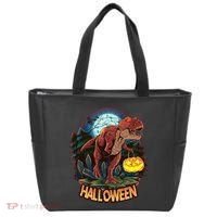 Cool Creepy Trex Dinosaur Halloween Tote Bag thumb 0
