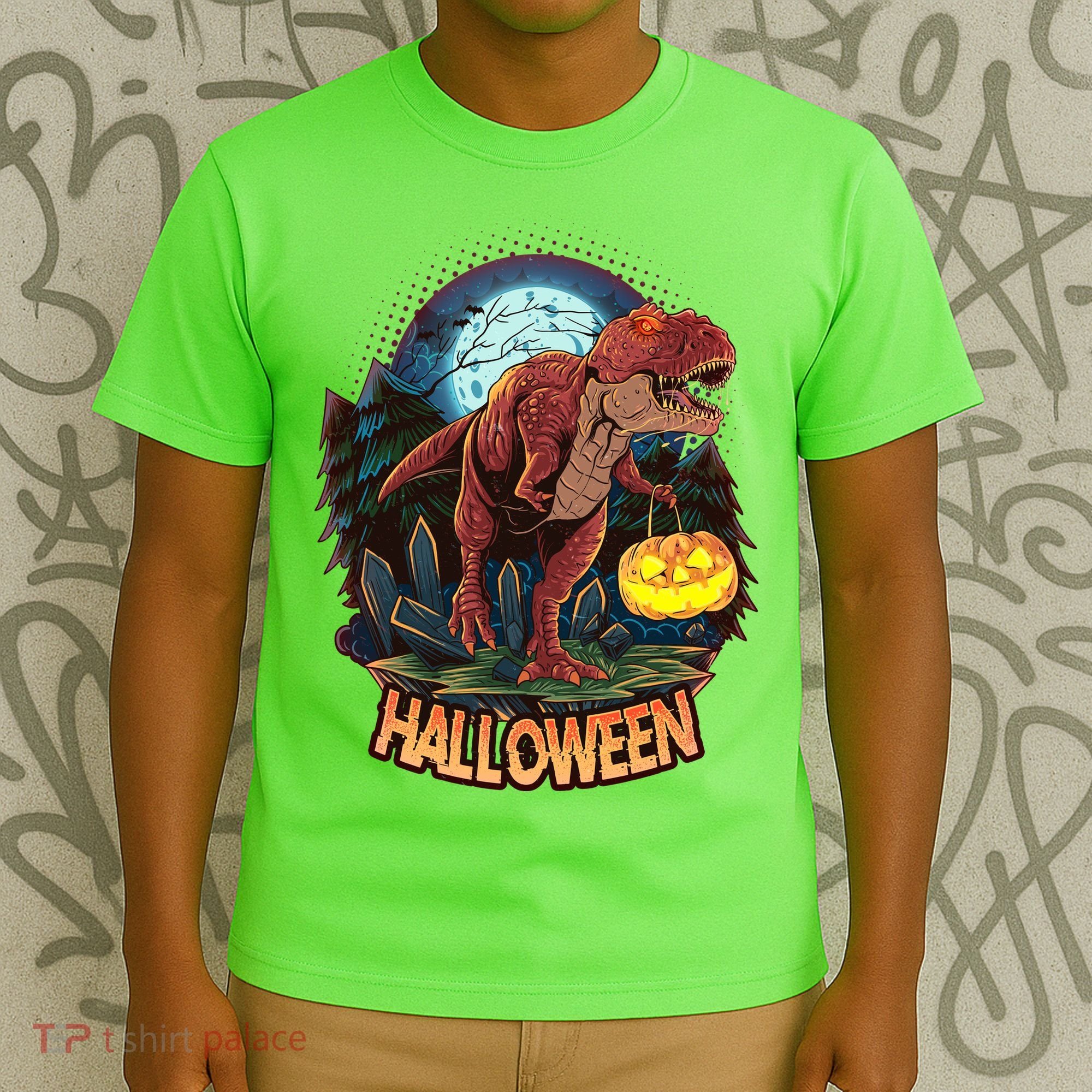 Cool Creepy Trex Dinosaur Halloween T-Shirt