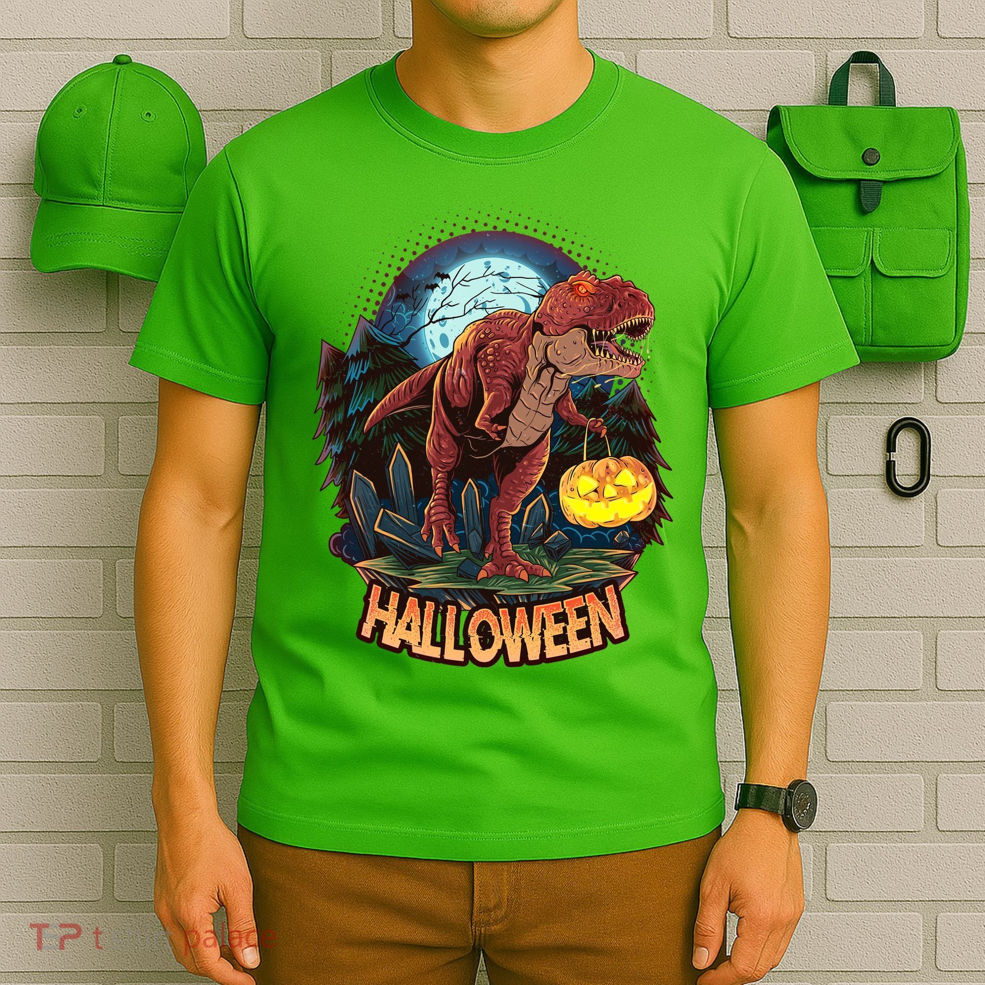 Cool Creepy Trex Dinosaur Halloween T-Shirt