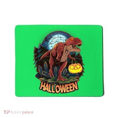 Cool Creepy Trex Dinosaur Halloween Mousepad