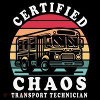 Certified Chaos Transport Technician Funny Driver School Women's Hoodie thumb 2