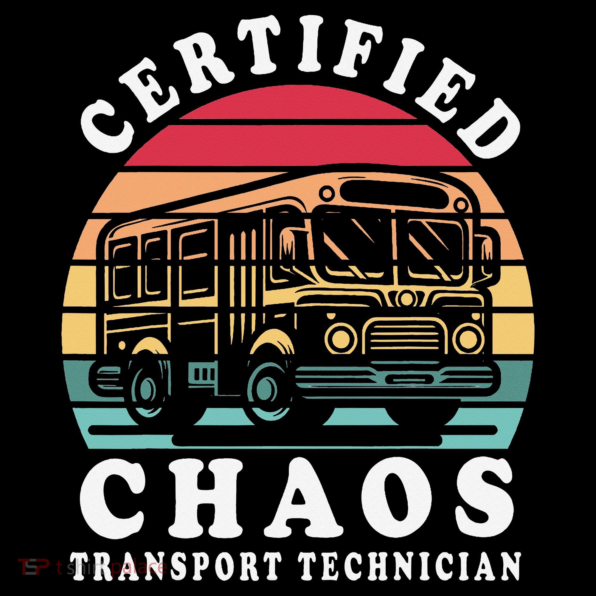 Certified Chaos Transport Technician Funny Driver School Women's Hoodie