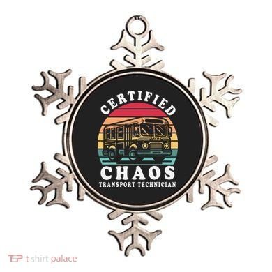 Certified Chaos Transport Technician Funny Driver School Ornament