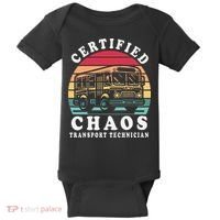Certified Chaos Transport Technician Funny Driver School Baby Bodysuit thumb 0