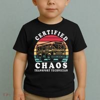 Certified Chaos Transport Technician Funny Driver School Toddler T-Shirt thumb 2