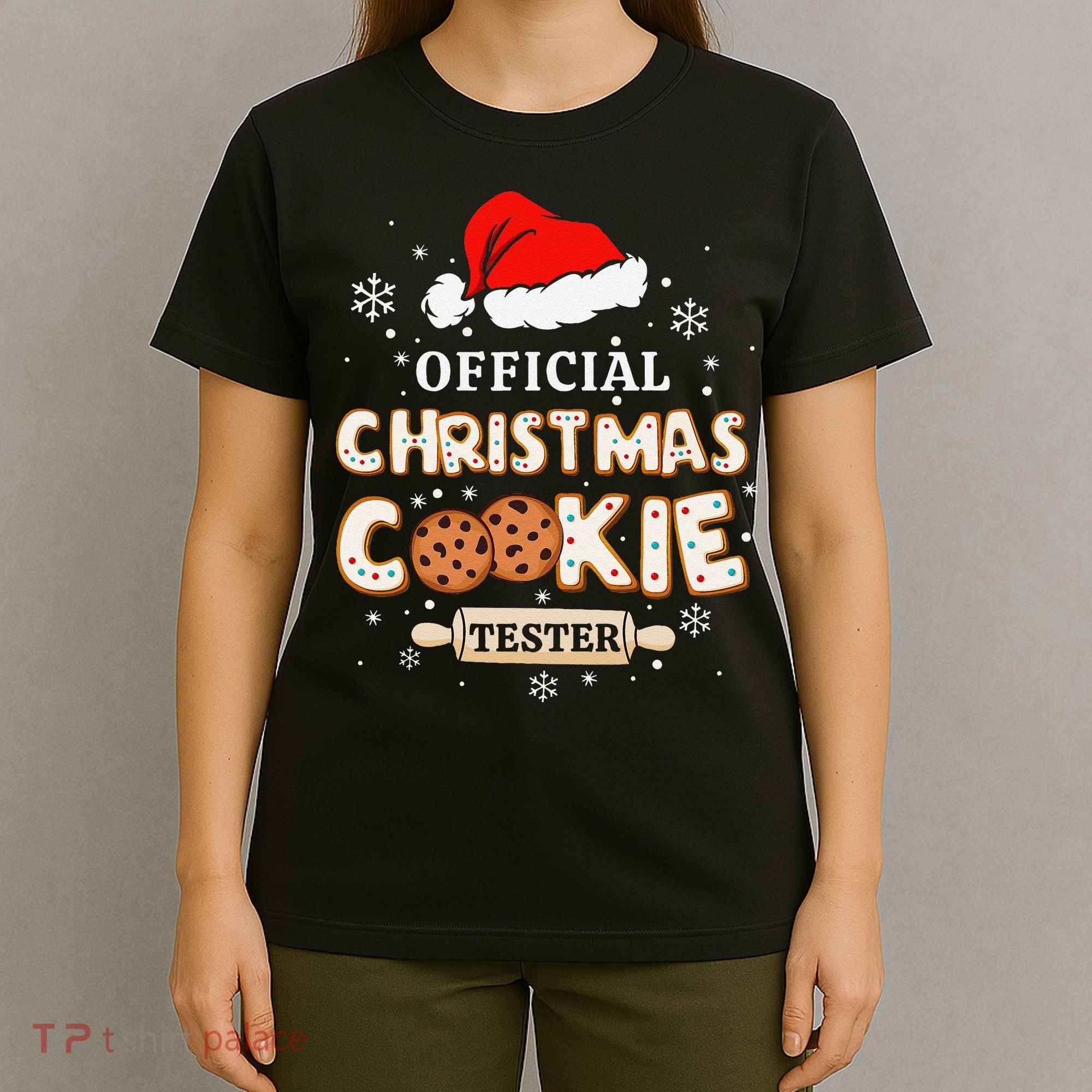Christmas Cookie Tester Taster Baking Crew Gift T-Shirt