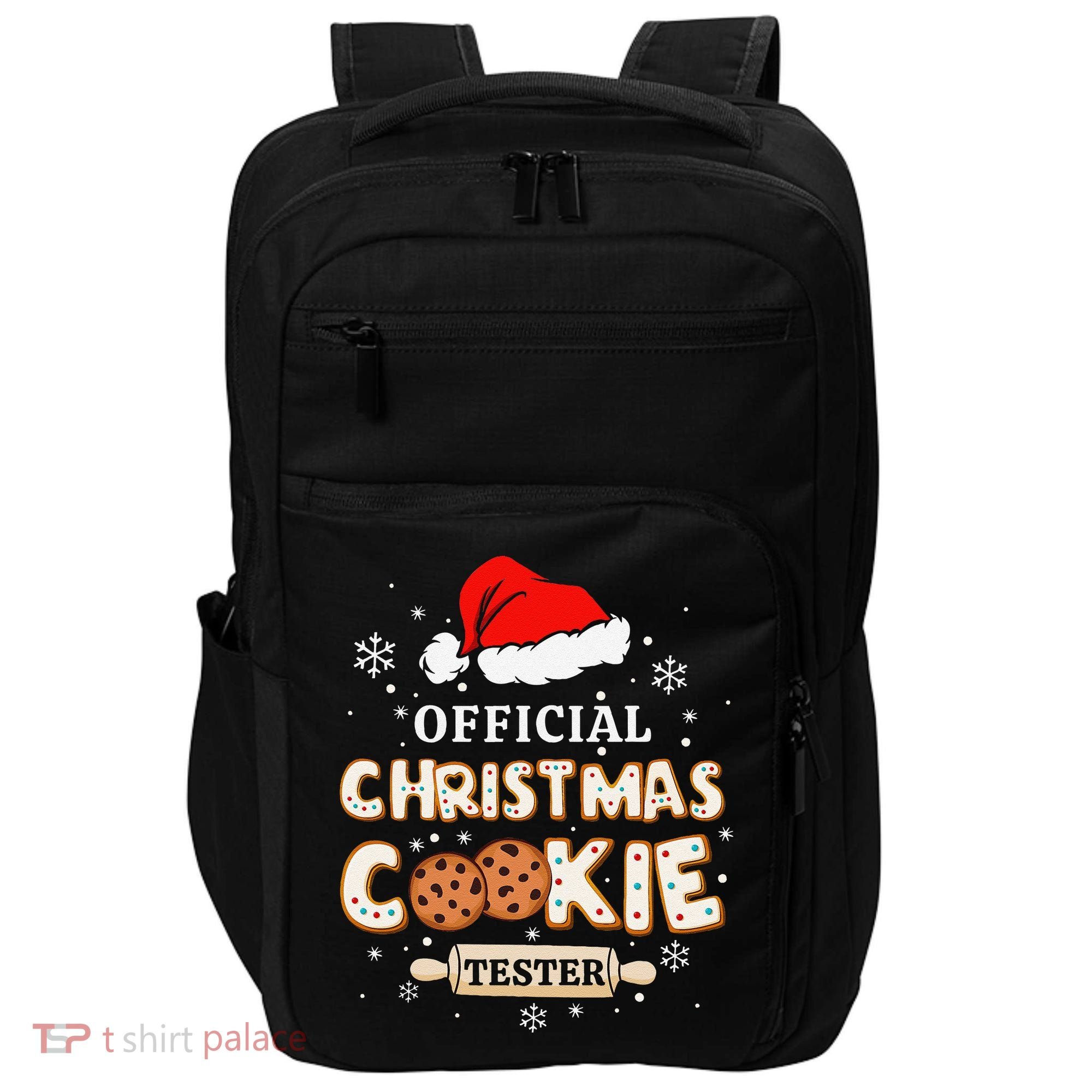 Christmas Cookie Tester Taster Baking Crew Gift Impact Tech Backpack
