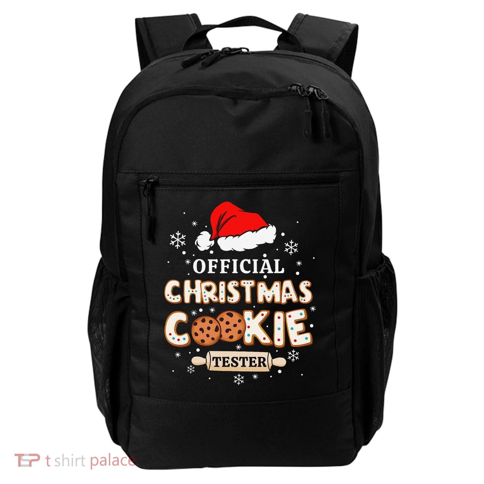 Christmas Cookie Tester Taster Baking Crew Gift Backpack