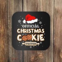 Christmas Cookie Tester Taster Baking Crew Gift Coaster thumb 0