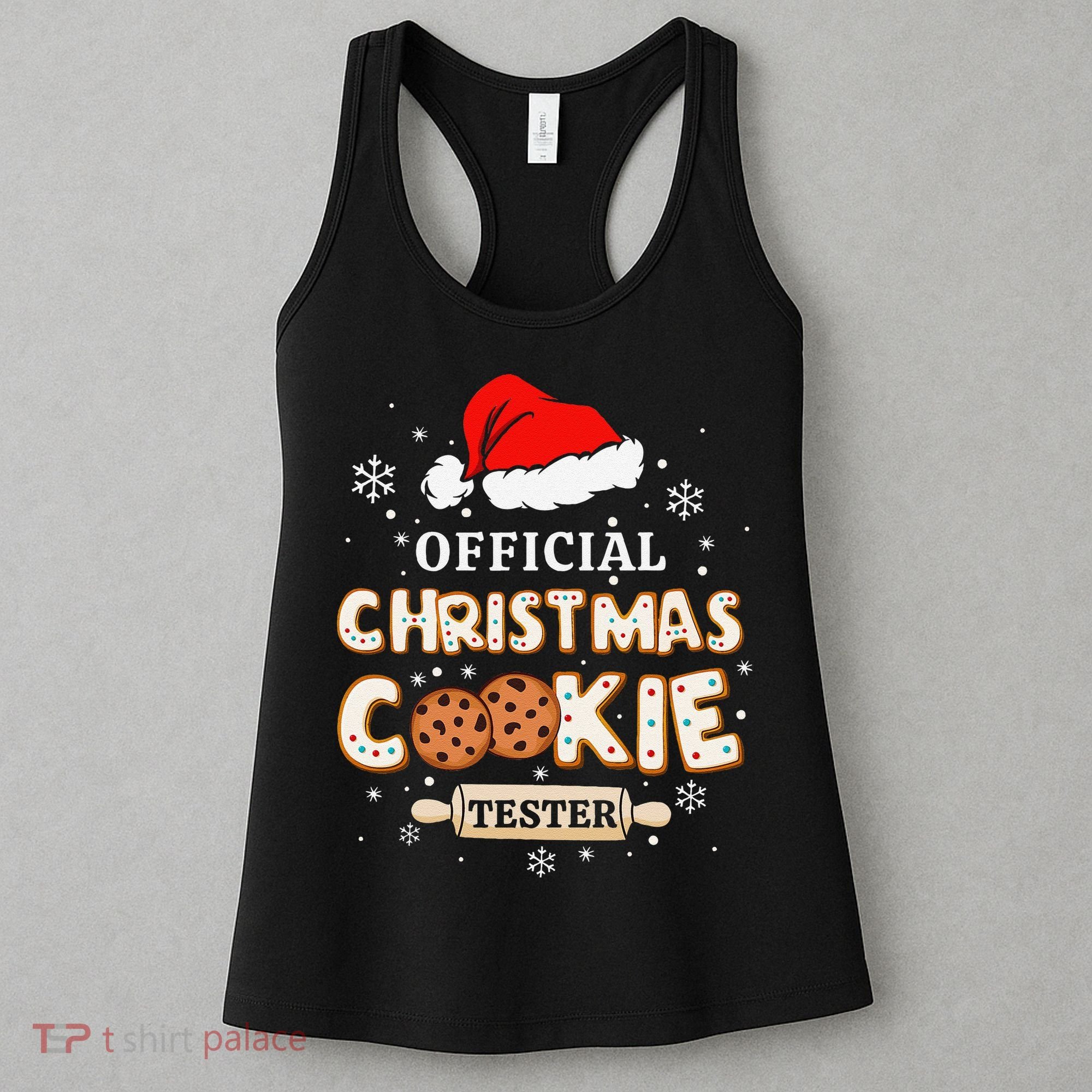 Christmas Cookie Tester Taster Baking Crew Gift Women's Tank Top