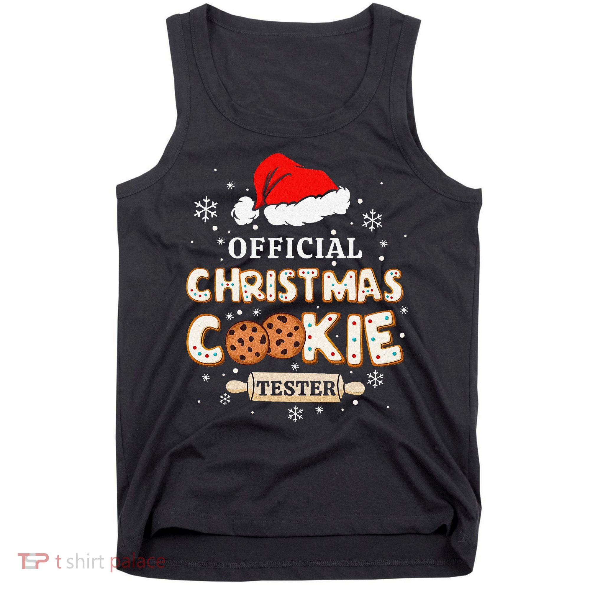 Christmas Cookie Tester Taster Baking Crew Gift Tank Top
