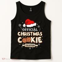 Christmas Cookie Tester Taster Baking Crew Gift Tank Top thumb 2