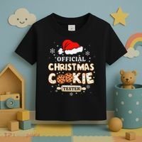 Christmas Cookie Tester Taster Baking Crew Gift Toddler T-Shirt thumb 3