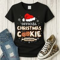 Christmas Cookie Tester Taster Baking Crew Gift Women's T-Shirt thumb 3