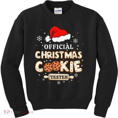 Christmas Cookie Tester Taster Baking Crew Gift Kids Sweatshirt