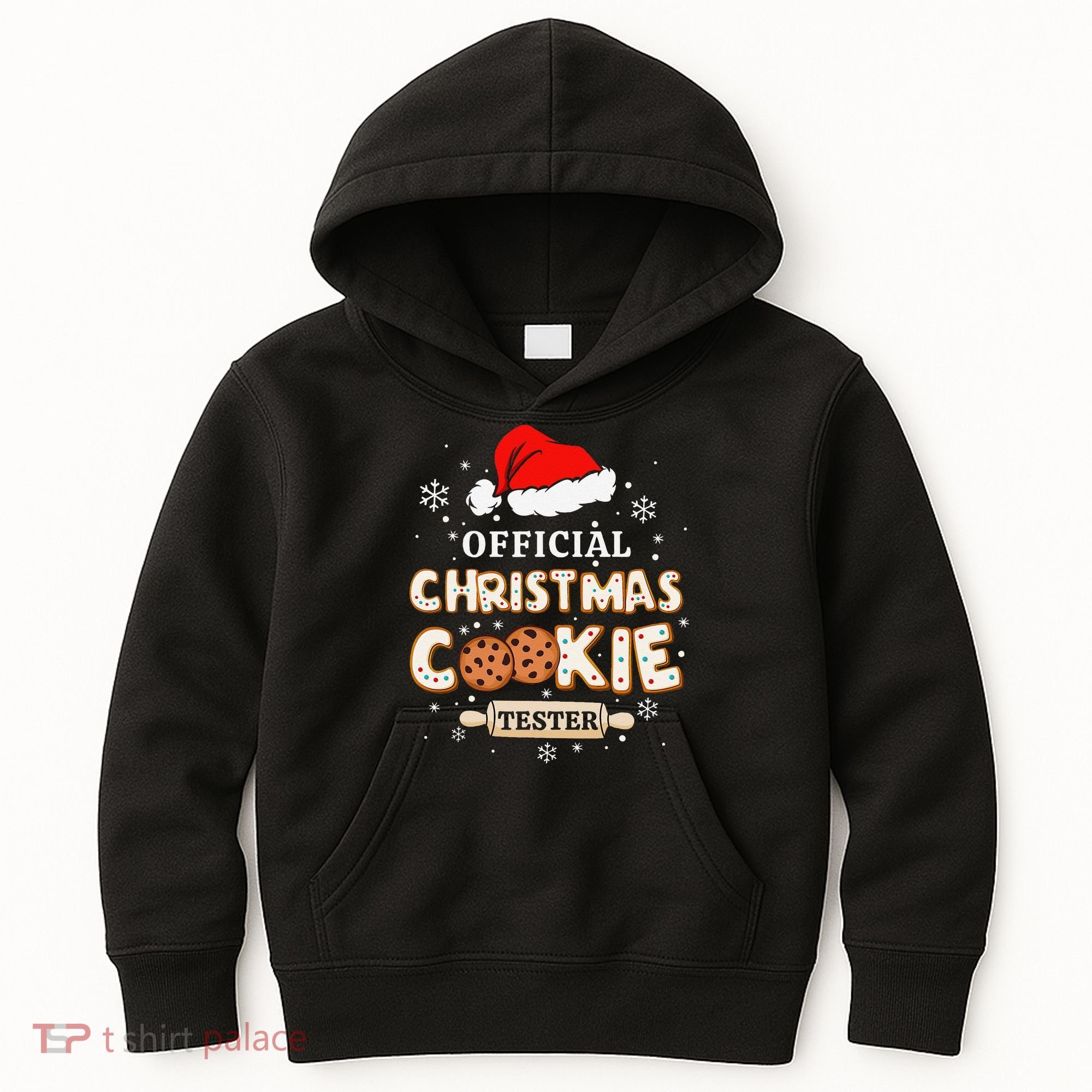 Christmas Cookie Tester Taster Baking Crew Gift Kids Hoodie