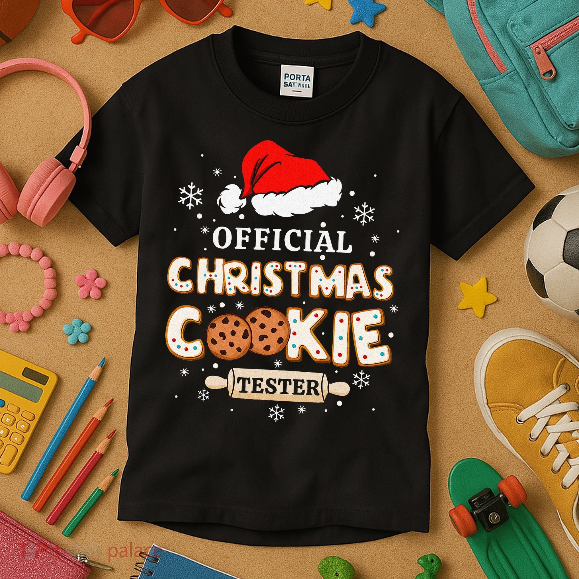 Christmas Cookie Tester Taster Baking Crew Gift Kids T-Shirt