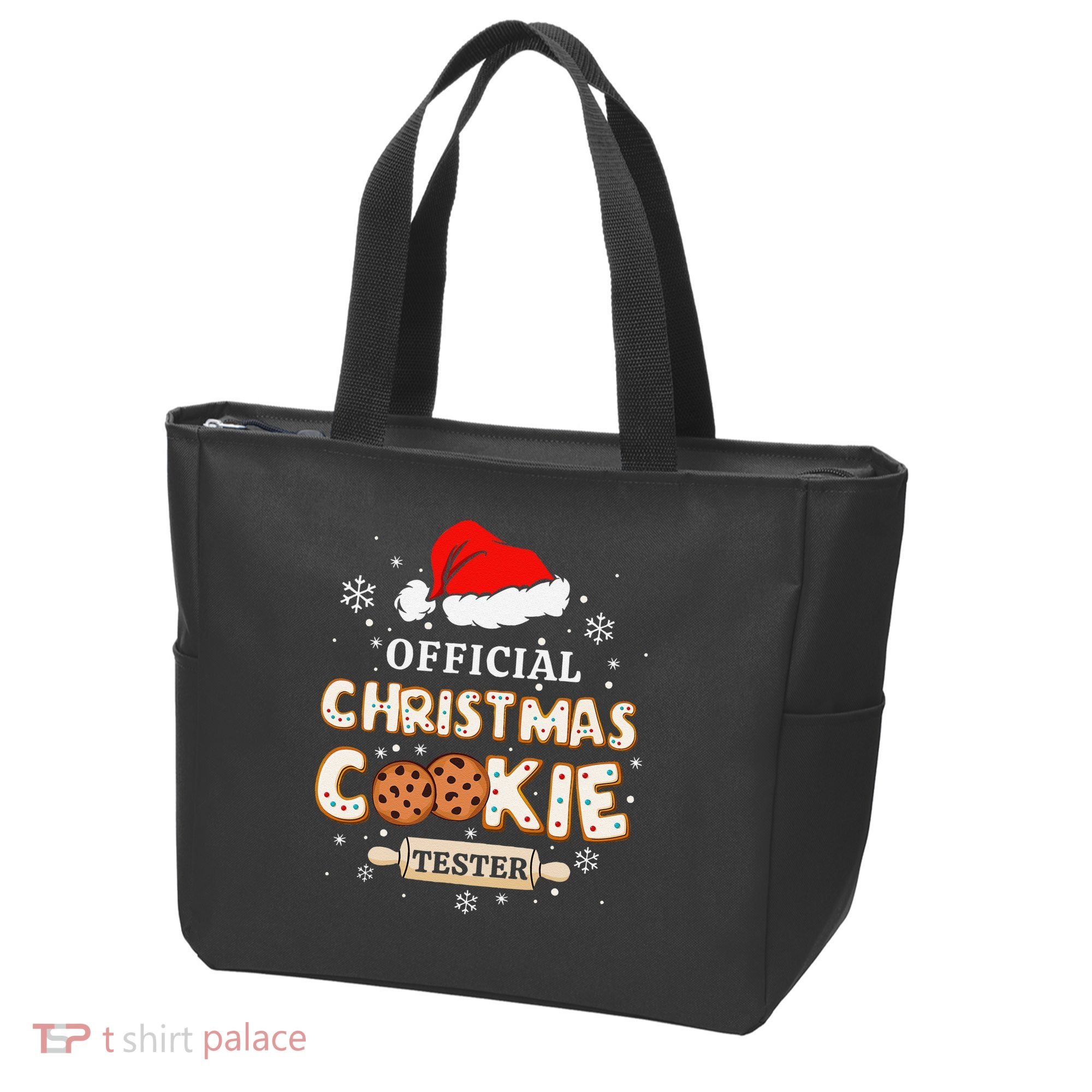 Christmas Cookie Tester Taster Baking Crew Gift Tote Bag