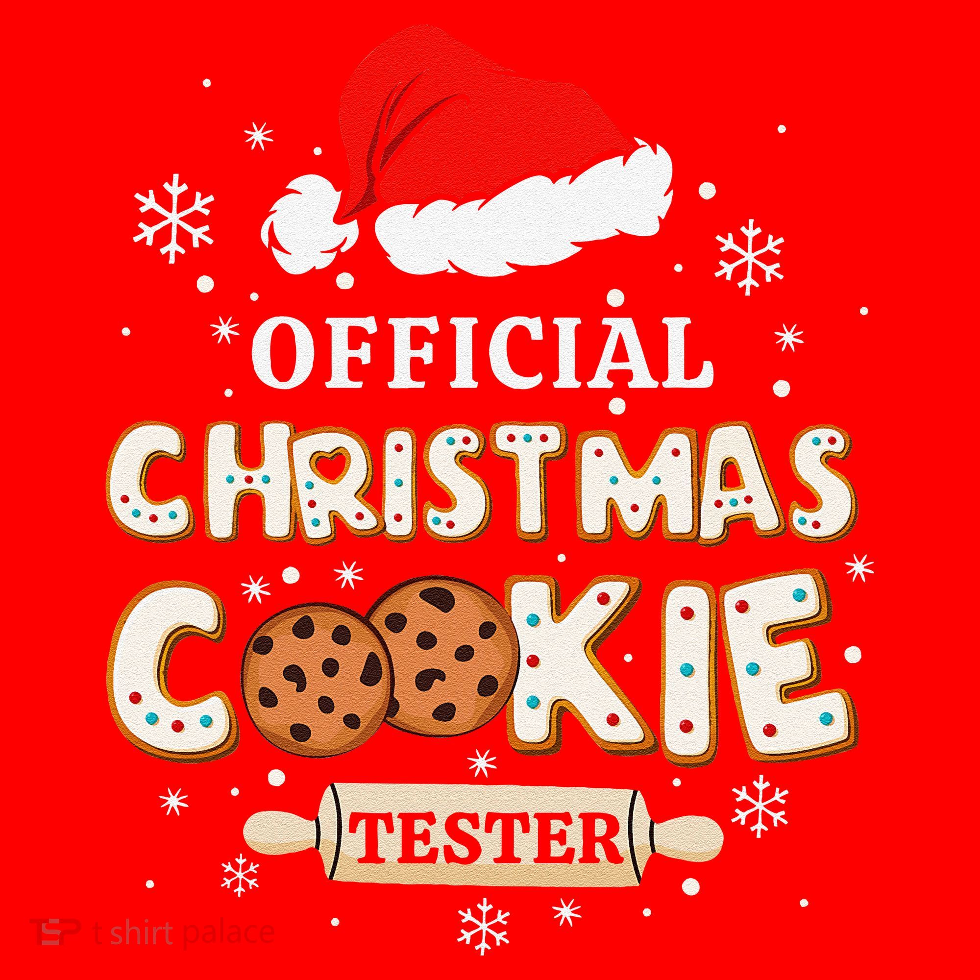 Christmas Cookie Tester Taster Baking Crew Gift Santa Hat