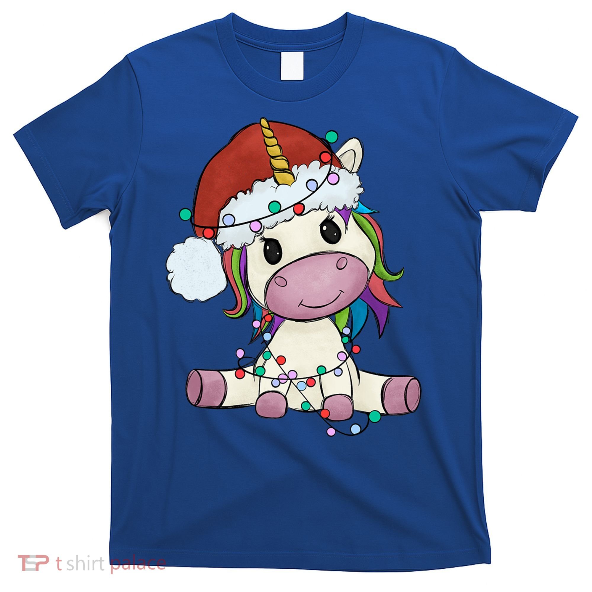 Cute Christmas Unicorn Gift Girls Who Love Unicorns Xmas Gift T-Shirt