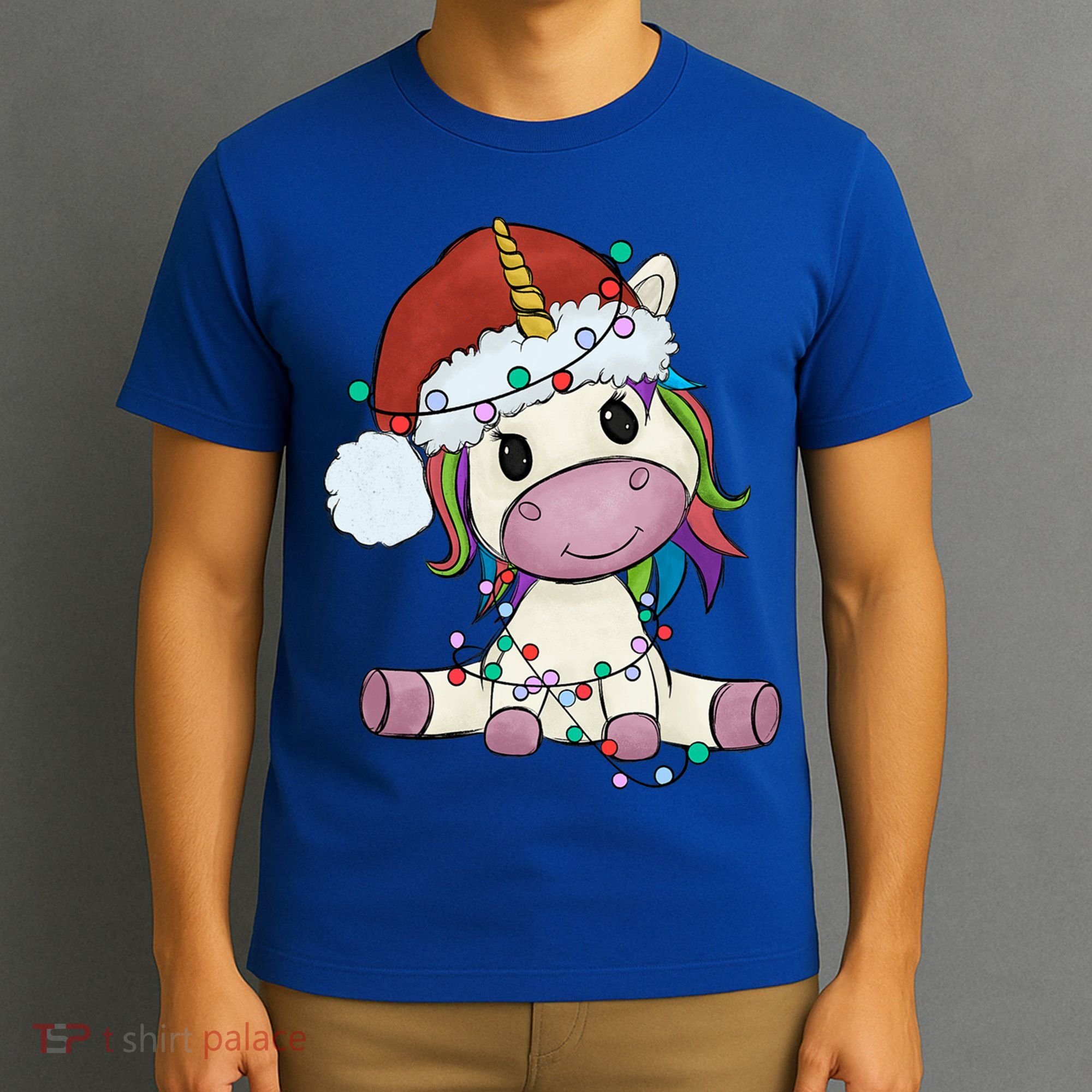 Cute Christmas Unicorn Gift Girls Who Love Unicorns Xmas Gift T-Shirt