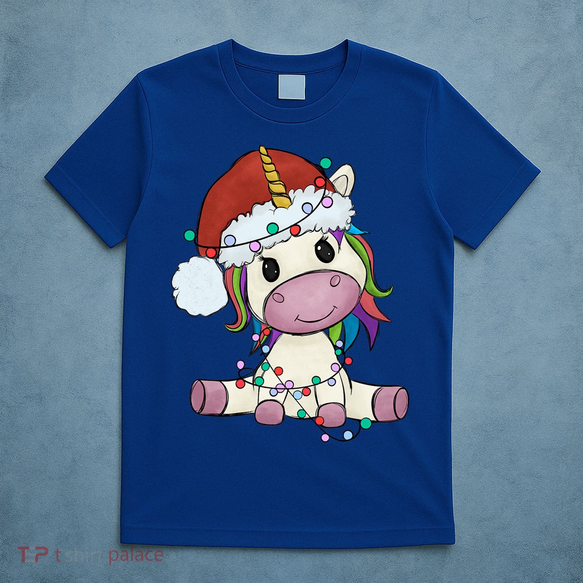 Cute Christmas Unicorn Gift Girls Who Love Unicorns Xmas Gift T-Shirt