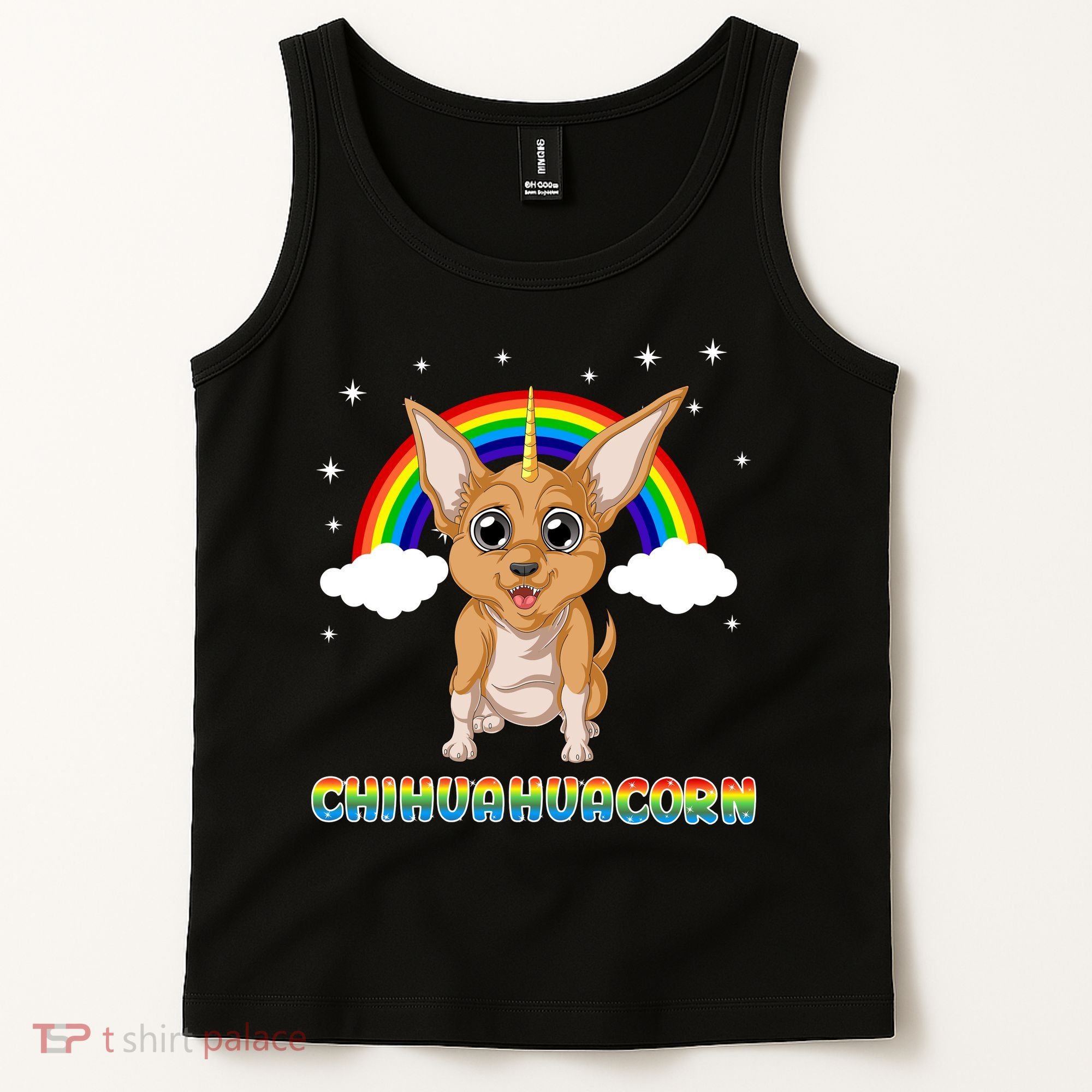 Chihuahuacorn Chihuahua Unicorn Tank Top