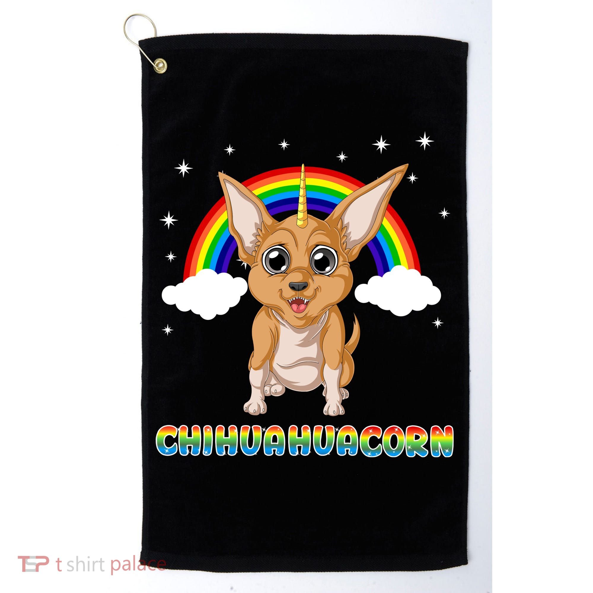 Chihuahuacorn Chihuahua Unicorn Golf Towel