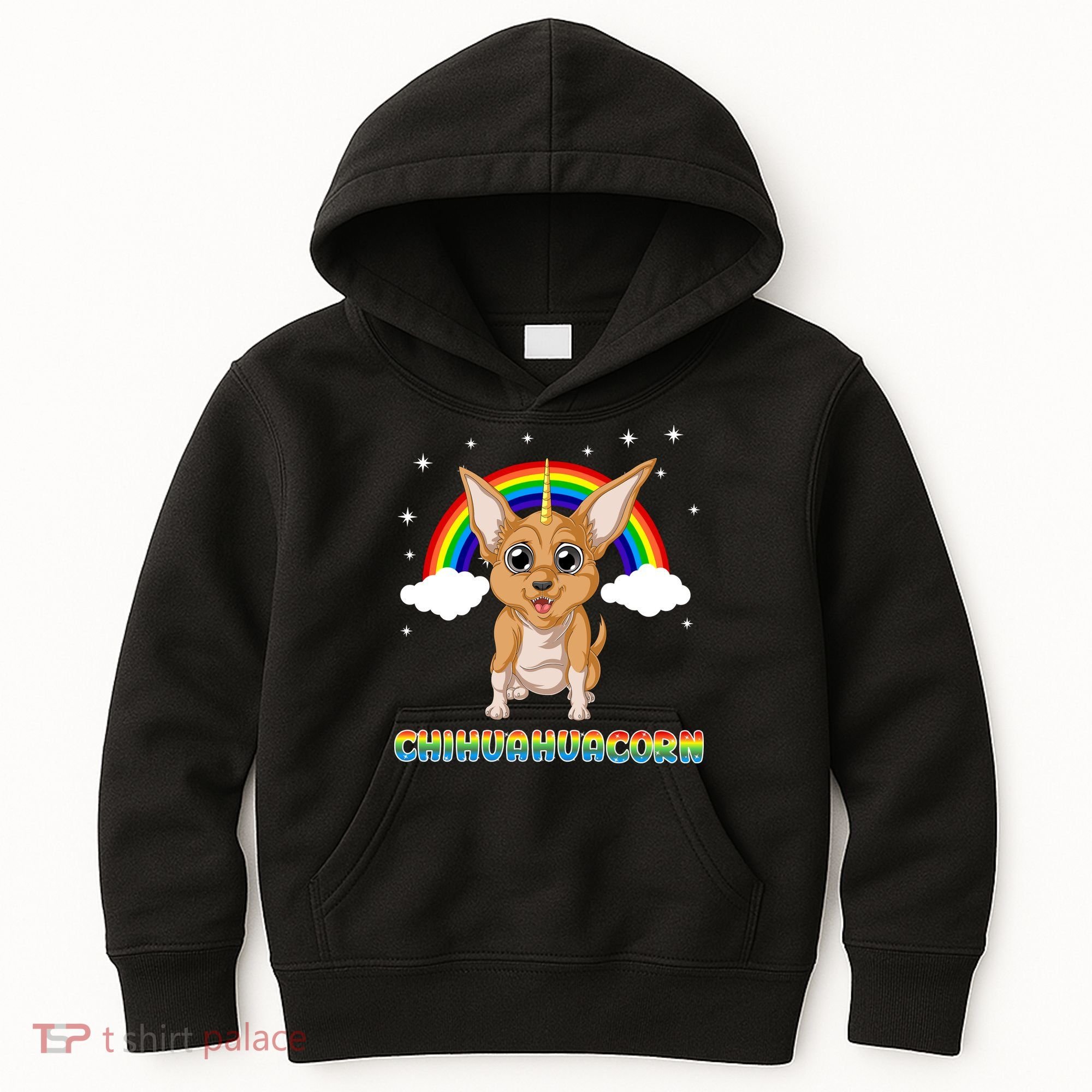 Chihuahuacorn Chihuahua Unicorn Kids Hoodie