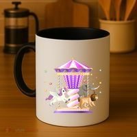 Circus Carousel Unicorn Lion Elephant Amuset Park Meaningful Gift Coffee Mug thumb 4