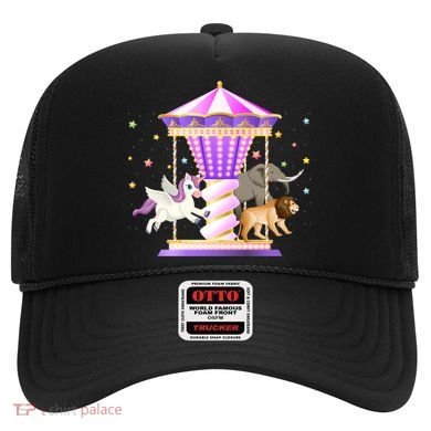 Circus Carousel Unicorn Lion Elephant Amuset Park Meaningful Gift Hat