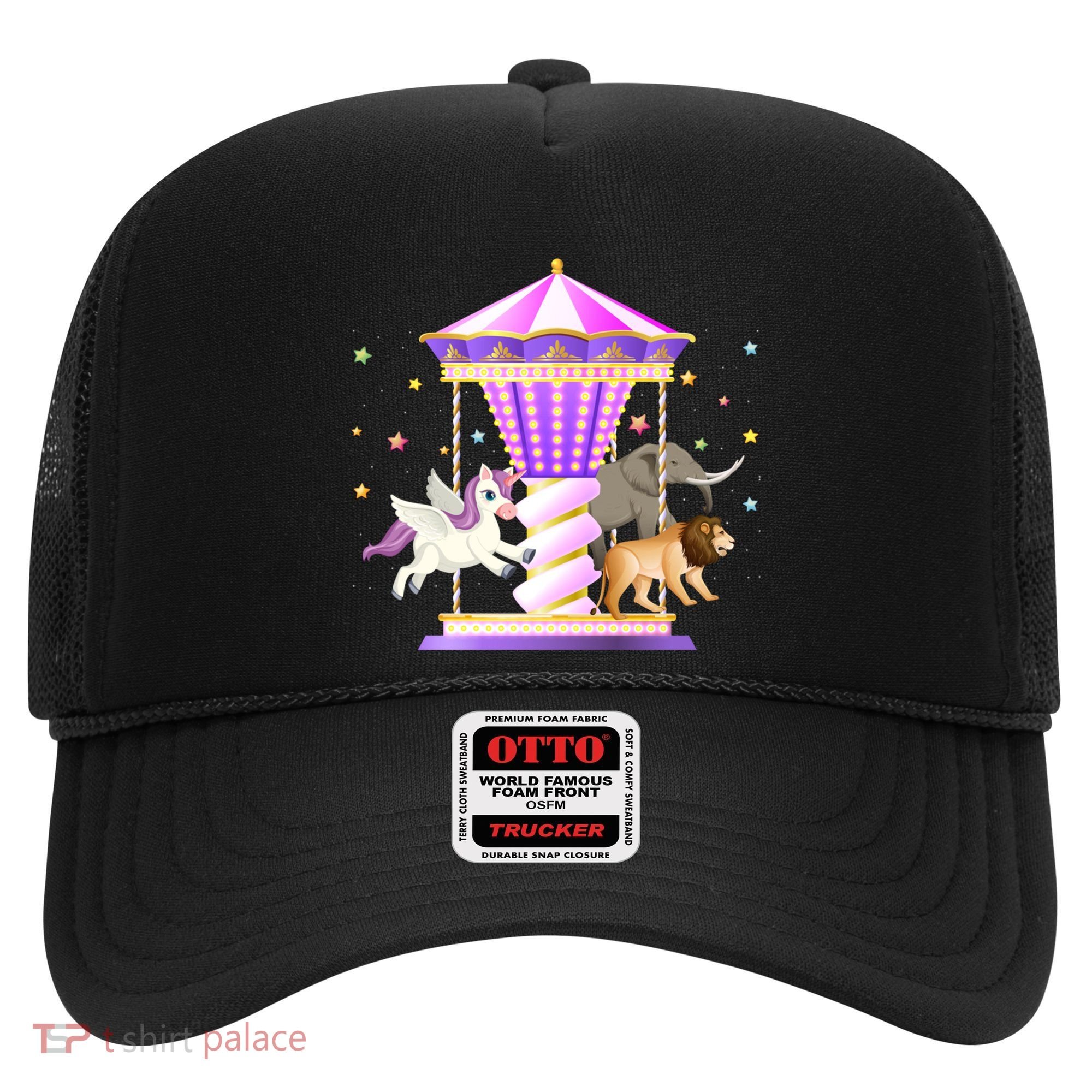 Circus Carousel Unicorn Lion Elephant Amuset Park Meaningful Gift Hat