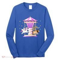 Circus Carousel Unicorn Lion Elephant Amuset Park Meaningful Gift Long Sleeve Shirt thumb 0