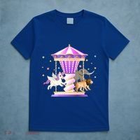 Circus Carousel Unicorn Lion Elephant Amuset Park Meaningful Gift T-Shirt thumb 5
