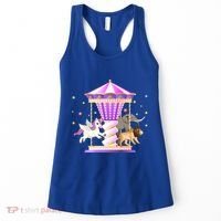 Circus Carousel Unicorn Lion Elephant Amuset Park Meaningful Gift Women's Tank Top thumb 0