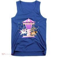Circus Carousel Unicorn Lion Elephant Amuset Park Meaningful Gift Tank Top thumb 0