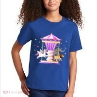 Circus Carousel Unicorn Lion Elephant Amuset Park Meaningful Gift Kids T-Shirt thumb 2