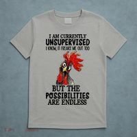 Chick Chicken Unsupervised But The Possibilities Are Endless T-Shirt thumb 5