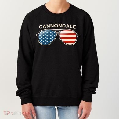 Cannondale Ct Vintage Us Flag Sunglasses Women's Sweatshirt