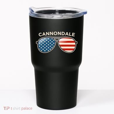 Cannondale Ct Vintage Us Flag Sunglasses Tumbler