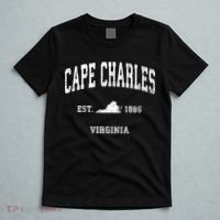 Cape Charles Virginia Va Vintage Athletic Sports T-Shirt thumb 5