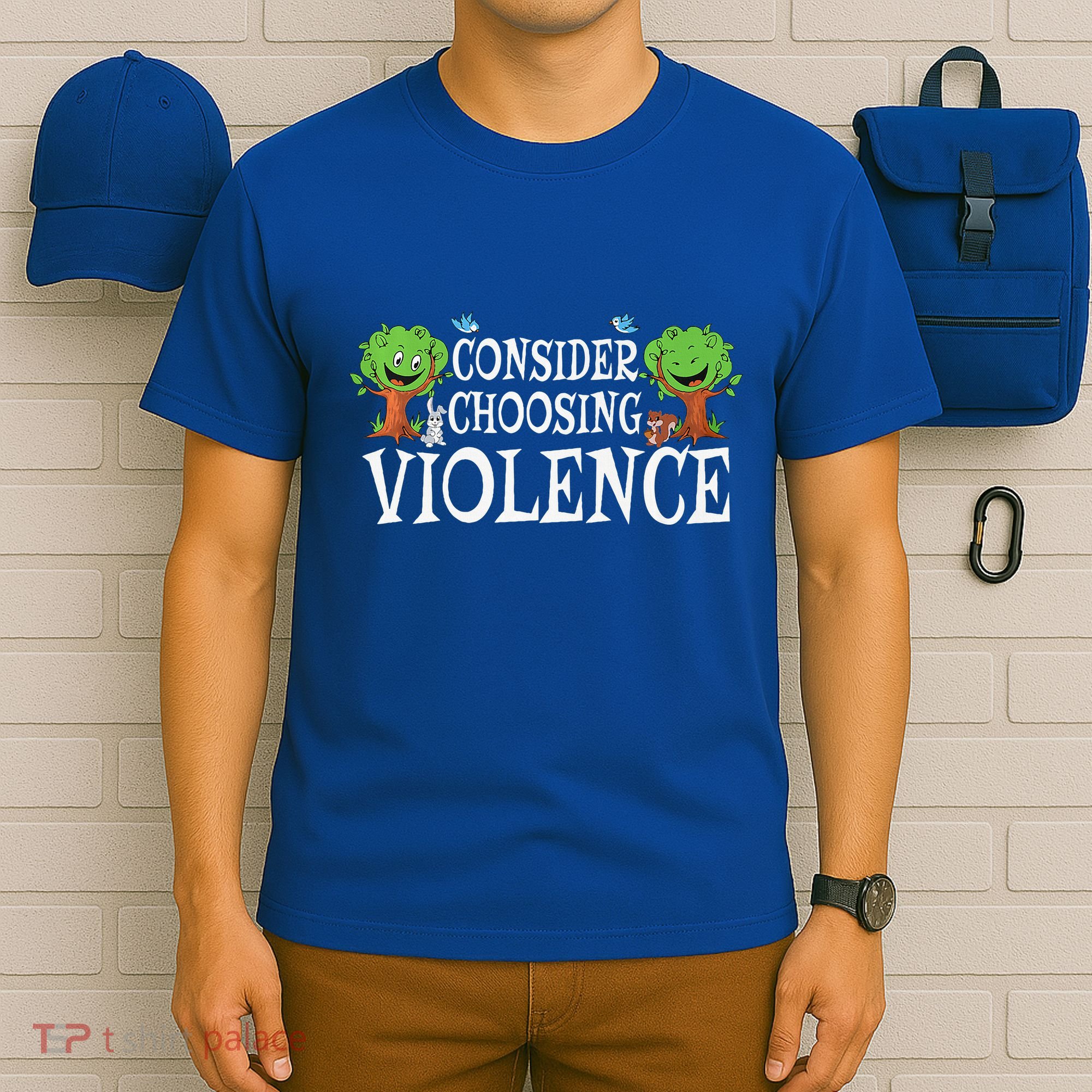 Consider Choosing Violence Funny Premium T-Shirt