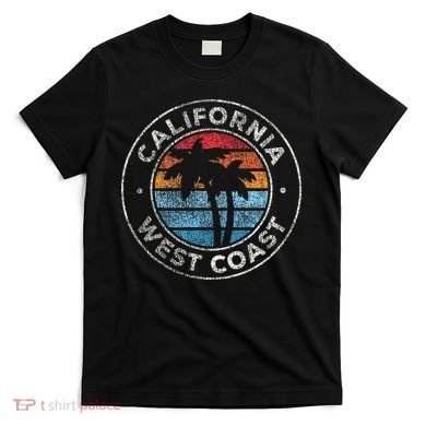 California CA Vintage Graphic Retro 70s T-Shirt